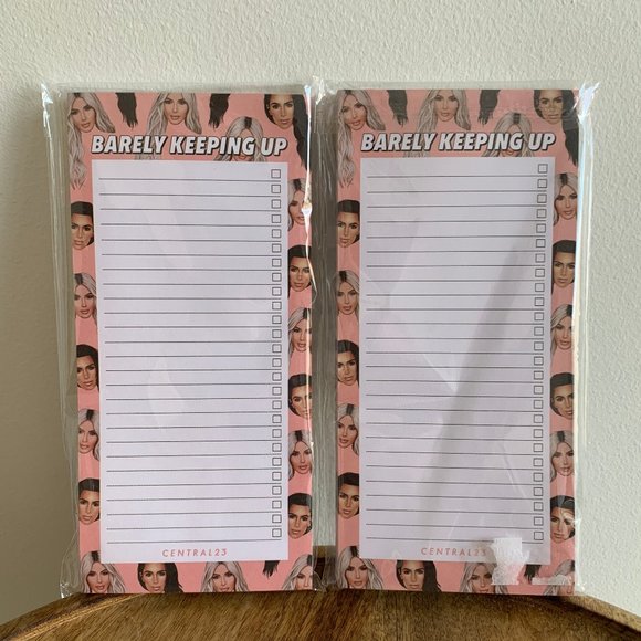 Kim Kardashian Set of 2 To Do List Notepads